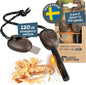 Light My Fire Flint Fire Starter Ferro Rod Survival Tool Army — Fire Steel Bushcraft Gear — Flint and Steel Magnesium Fire Starter Kit — 3/8” 2-in-1 Fire Starters for Campfires — 12,000 Strikes