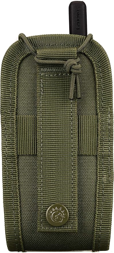 SINAIRSOFT Nylon Radio Holster, Universal Radio Case Lightweight Military Interphone Storage Bag Pouch for Molle System Walkie Talkies Holster Accessories
