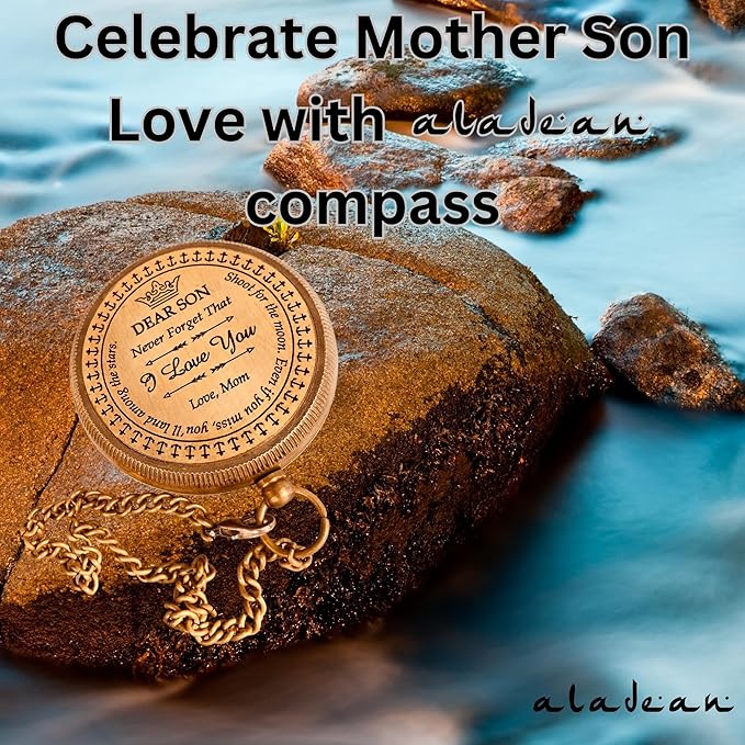 Inspiration Gift for Men Women Engraved Compass - Go Confidently - Thoreau Quote, You're Awesome Employee, Coworker Meaningful Gift for him her