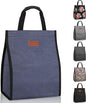 Lunch Bags for Women Insulated Reusable Lunch Tote with Internal Pocket, Lunch Tote bag for Work (Blue)
