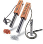 Trekker. Best Emergency Waterproof Survival Fire Starter. Magnesium and Euro Fire Steel Ferro Rod. Compact Durable Tool for Bushcraft, Camping, Backpacking, Hiking, Hunting, or Bug Out Bag
