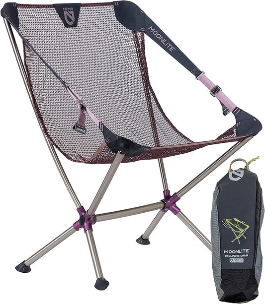 NEMO Moonlite Reclining Camp Chair - Huckleberry
