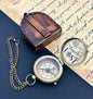Engraved Compass - NOT All WHO Wander are Lost - Unique Gifts for Fathers, dad, for him Gifts Husband, Husband, Men's Graduation Gifts, Unique Gifts for Anniversary