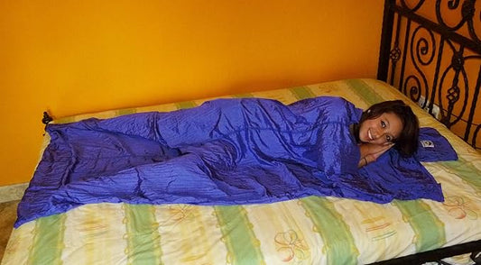 Hammock Bliss Sleep Sack - Travel and Camping Sleeping Sheet - Sleeping Bag Liner and Travel Pillow - Dream in Bliss