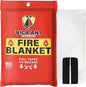 Emergency Fire Blanket for Home and Kitchen (40"x40") - Reusable Fire Blankets Emergency for Home, Office, Car, Camping, Grill, Fireplace, Picnic, School and Warehouse