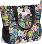 ESVAN Original Floral Water Resistant Large Tote Bag Shoulder Bag for Gym Beach Travel Daily Bags Upgraded
