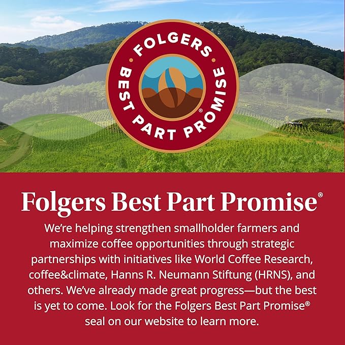 Folgers Colombian Decaf Medium Roast Coffee, 72 Keurig K-Cup Pods