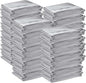 Kanayu 100 Pack Sauna Wrap Foil Blanket 64 x84 Sauna Blanket Bulk Disposable Thermal Blanket Foil Wrap Use with Far Infrared Sauna Blanket Therapy