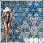 Beach Blanket Oversized Extra Large 78" X 81",Waterproof Sandproof Beach Blanket 1-7 Adults Lightweight Durable for Travel Camping Hiking Picnic