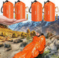 Emergency Sleeping Bags Thermal-Emergency-Blankets Ultralight Space Blankets Survival Waterproof Bivy Sack Multi-Purpose Survival Gear for Hiking, Camping, First Aid Kits, Outdoor Survival Gear