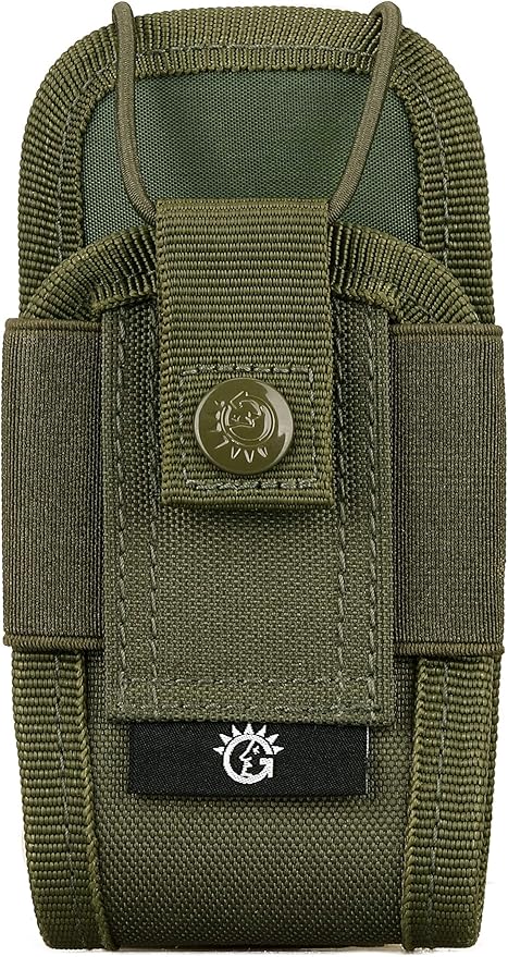 SINAIRSOFT Nylon Radio Holster, Universal Radio Case Lightweight Military Interphone Storage Bag Pouch for Molle System Walkie Talkies Holster Accessories
