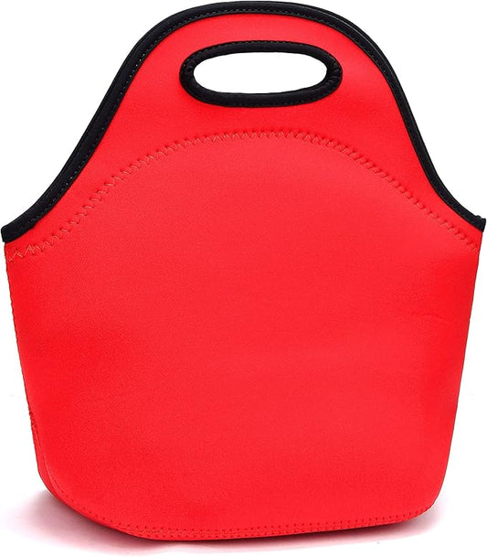 Neoprene Lunch Bags Thermal Insulated Lunch Tote Bag Reusable Washable Neoprene Picnic Bag for Women Men