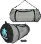 Mesh Duffle Bag with Shoulder Strap | Large Dive Bag for Scuba Diving Gear, Snorkeling, Freediving, Spearfishing, Swimming & Beach | Heavy-Duty Mesh Duffel Bag for Quick Drying