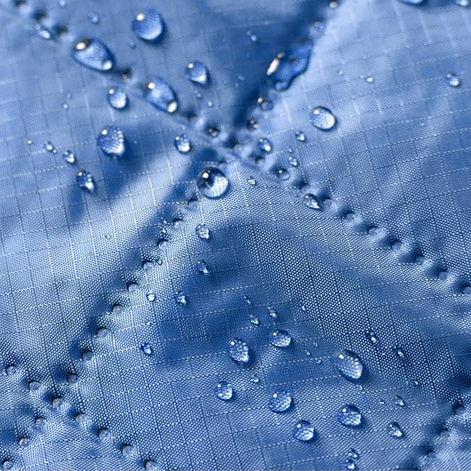 Mellowdy Easy-Carry Outdoor Blanket - Waterproof, Windproof, Warm, Utility Blanket for Camping, Picnic, Stadium, Beach, Gameday, Travel, Foldable with Carrying Bag (Classic Blue,55x80 inch)