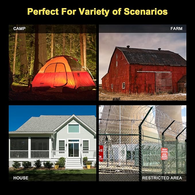 Perimeter Trip Alarm, Trip Wire Alarm Device for Camping and Property Security, 209 Primer Compatible, Early Warning System for Livestock Protection and Intruder Alert