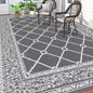 HEBE Outdoor Rug 9'x12' for Patios Waterproof Clearance Reversible Patio Mat Plastic Straw Rug RV Camping Mat Outside Area Rug Carpet for Camping RV,Porch,Deck,Balcony,Camper,Backyard