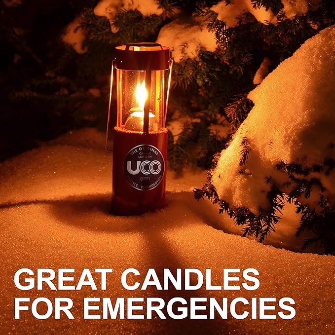 UCO 12-Hour Natural Beeswax Candles - Candle Lantern