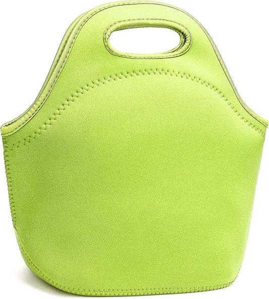 Neoprene Lunch Bags Thermal Insulated Lunch Tote Bag Reusable Washable Neoprene Picnic Bag for Women Men