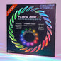 TOSY Flying Ring - 16 Million Color RGB LEDs or 12 LEDs, Super Bright, Lost Mode, Auto Light Up, Camping Essentials for Kids/Teens/Boy/Girl, Safe & Soft, Waterproof, Pool/Beach Games, Lightweight Toy