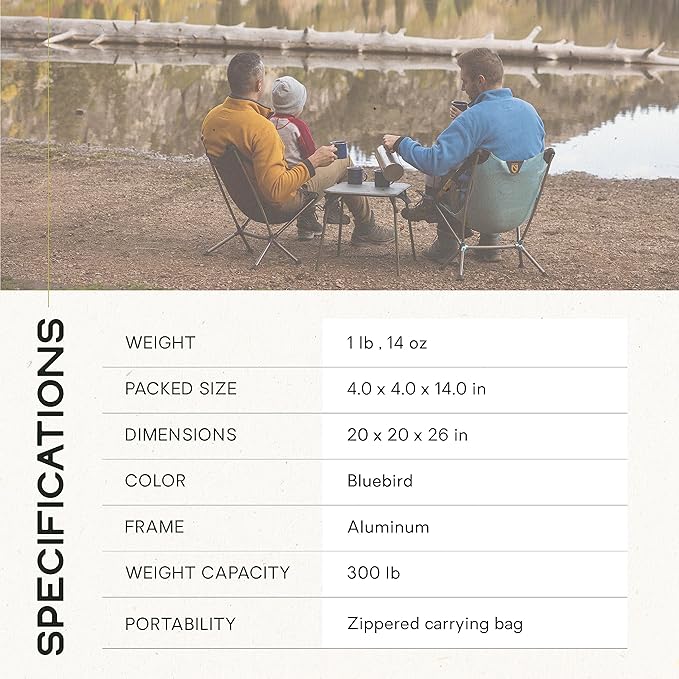 NEMO Moonlite Reclining Camp Chair - Huckleberry