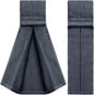 Shimeyao 2 Pcs Football Towel Cotton Sports Football Field Towel Pitching Towel with Closure Football Sweat Towel for Football Gym Men Women Accessories (Gray)