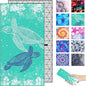 Microfiber Beach Towel – Green Turtle Quick Dry Lightweight Sand Free Oversized Large Accessories Travel Must Have Swim Pool Yoga Camping Gear Summer Cruise Ship Essentials Cloud Compact Gift 71''32''