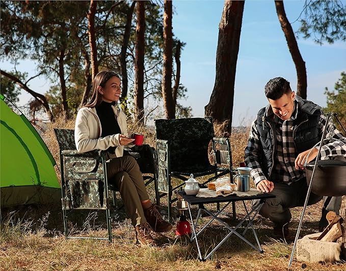 TREKOLOGY Small Camping Table - Beach Table That Fold Up - Lightweight, Foldable, Potable Folding Small Outdoor Table - for Camp, Hiking, Campers & Summer Outing Trip