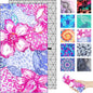 Microfiber Beach Towel – Pink Flower Quick Dry Lightweight Sand Free Oversized Large Accessories Travel Must Have Swim Pool Yoga Camping Gear Summer Cruise Ship Essentials Cloud Compact Gift 71''32''