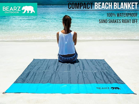 Pocket Blanket - Waterproof Picnic Blanket, Compact Travel Blanket, Picnic Blankets Waterproof Foldable Lightweight for Beach, Hiking, Festival Accessories