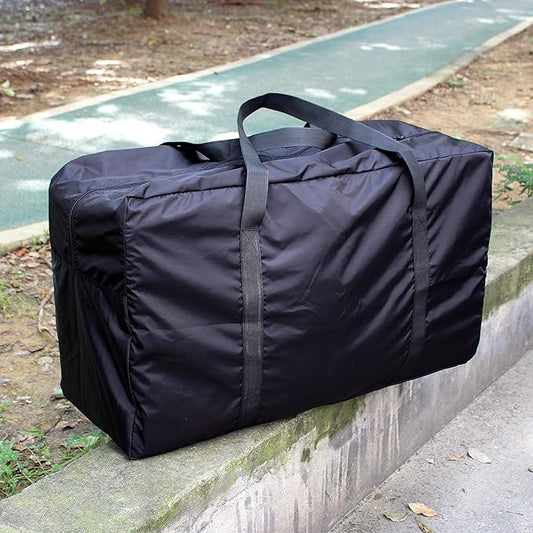 Extra Large 30" Moving Bag Totes Heavy Duty Reusable Inflatable Kayak Storage Carry Bag Lightweight Nylon Luggage Bag for Travelling,College Dorm, Camping, Christmas Decorations Storage