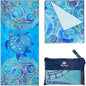 Elite Trend Microfiber Beach Towel - Extra Large 78x35 Inch Sand Free Quick Dry Towel for Travel, Swimming, Yoga, Camping – Lightweight Fast Drying Microfiber Towel
