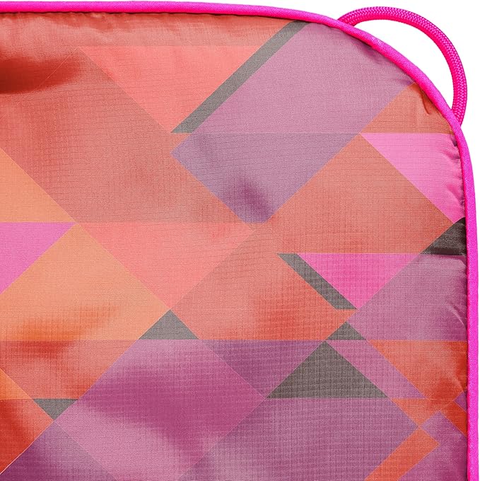 Rumpl Original Puffy Blanket - Warm Puffy Camping Blanket, 100% Recycled Polyester Insulation, Lightweight, Packable, Water-Resistant, Outdoor Puffer Blanket, 52"x75", V2, Geo Cool