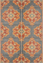 BalajeesUSA Outdoor Rugs – 6x9, Orange, Yellow, Grey, Patio Durable and Affordable, Multipurpose, Woven Plastic Straw, All-Weather and Waterproof Rug, Reversible Camper mats, Recycled