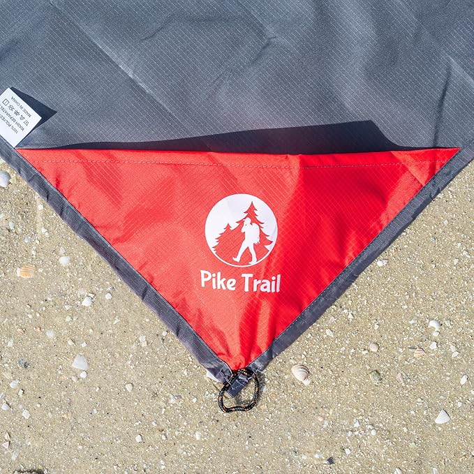 Pocket Blanket -Compact Picnic Blanket (60"x 56") - Sand Proof Beach Blanket / 100% Waterproof Ground Cover. Great Outdoor Blanket for Hiking, Camping, Picnics, Travel and Beach Trips!