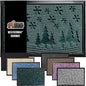 GORILLA GRIP 100% Waterproof All-Season WeatherMax Doormat, Durable Natural Rubber, Stain and Fade Resistant, Low Profile Winter Indoor Outdoor Door Mats, Holiday Entrance Mat, 47x35, Green Snowscape